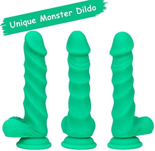 8.26 Inch Silicone Realistic Dildo, Soft Huge Dildo With Strong Suction Cup For Hands-Free Play, Body-Safe Material Anal Big Dildo, G-Spot Adult Sex Toys For Women And Couple - Image 2