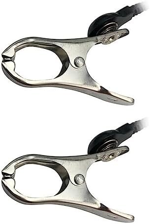 Electric Shock Nipple Clamps Clip Adjustable Current Level Nipple Jewelry Non Piercing, Suitable For Ladies Own Use And Flirting With Couples Adult Sex Toy (B) - Image 3