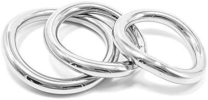 T-Language Stainless Steel Penis Male Cock Rings 3 Size For Choose 1.5 Inch