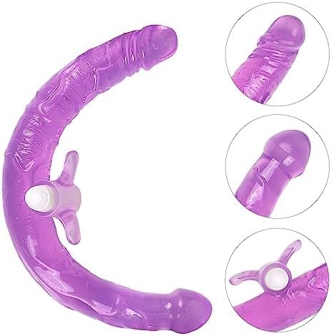 19 Inch Double Ended Dildo, Realistic Penis And Beads Flexible Double Dong Adult Sex Toys For Lesbian - Image 3