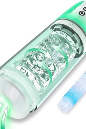 Automatic Male Masturbator Penis Pump - Full Waterproof Adult Sex Toys Pocket Pussy Vagina Blowjob Stroker With 7 Rotating & Vacuum Sucking Modes, Penis Licking Trainer Sex Cup For Men Orgasm