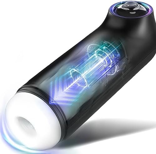 Automatic Male Masturbators Cup With 7 Thrusting & Heating And 5.7 Inch Sleeves,Sex Toys For Men Masturbation, Tivino Adult Sex Toys & Games Hands Fre