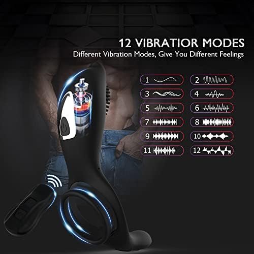 Adult Sex Toys Vibrating Penis Ring For Couples With 10 Vibration Modes, Cock Ring For Stronger Erection Stimulating Pleasure Enhance Massager Mens Vibrator(Rabbit) - Image 3