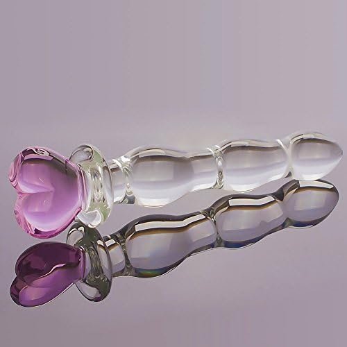 Crystal Glass Pleasure Wand Dildo Penis, Pink - Image 2