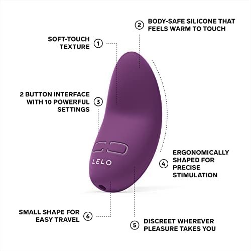 Lelo Lily 3 Mini Vibrator For Women Discreet Vibrator Mini Bullet Vibrator With 10 Pleasure Settings Waterproof Vibrator Design, Calm Lavender - Image 3