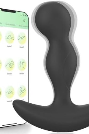Vibrating Adult Anal Toys Butt Plug With App Control -Waterproof Bullet Vibrator For Men Female, Women And Couples Hand Held Personal Massager