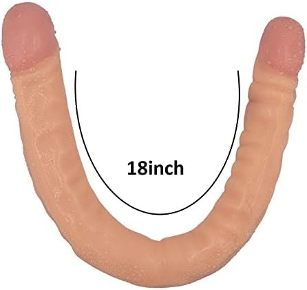 Double Ended Dildo, 18 In Super Long Double Dong, Flexible Realistic Double-Sided Dildo, Perfect For Couples And Solo Play! - Image 2