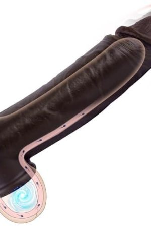 Penis Sleeve Extender Enlarger, Lenahu Silicone Cock Sleeves Extenders Realistic Penis Sleeve, Reusable Ultra-Stretchy Ball Stretcher Condom To Extend Male Stamina Suitable All, Sex Toy For Men Couple