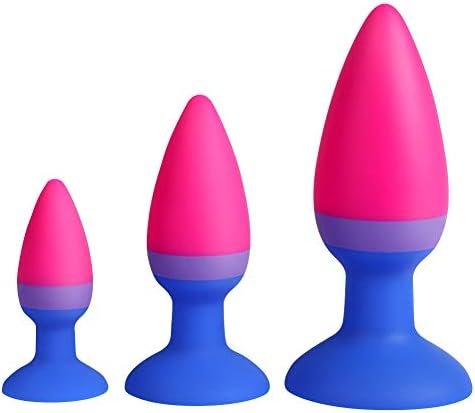 Butt Plug Trainer Kit Pack Of 3 Silicone Anal Plugs Training Set With Strong Suction Cup Anal Sex Toy For Beginner Men Women