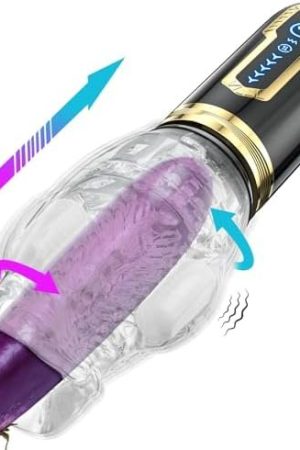 Automatic Blowjob Male Masturbator, Adult Sex Toys For Men, 7 Vibrating & 5 Rotating & 5 Thrusting Modes With Penis Stimulation, Rotating Male Masturbation Pocket Pussy For Men Pleasure Realistic