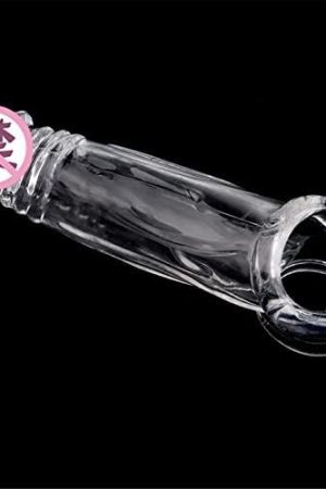 Shaft Sleeve Soft Silicone Penis Sleeve Extended Sleeve Delay Ejaculation Shaft Ring Erection Erotic Adult Sex Toy (Skin)