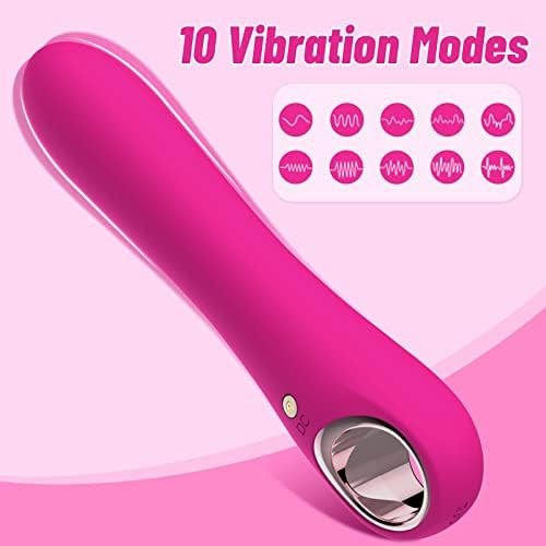 G Spot Dildo Vibrators, Bggood High-Frequency Clitoral Vibrator With 10 Vibration Modes, Clitoralis Stimulator For Women, Powerful Wand Vibrating Female Toys For Womens Adult Sex Toys Pleasure(Pink) - Image 3