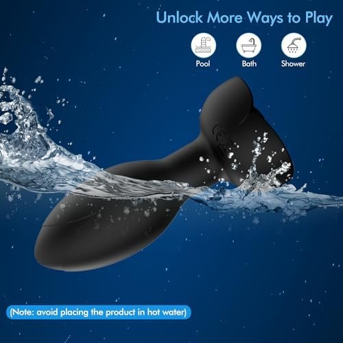 360° Thrusting Anal Vibrator- Adult Sex Toys For Men Prostate Massager, Vibrating Butt Plug G Spot Vibrator For Male Female, Anal Plug With App Remote Control 10 Vibrating Modes And 10 Rotating Modes - Image 2