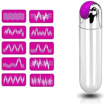G Spot Bullet Vibrator Nipple Clitorals Stimulator Usb Rechargeable For Travel - 10 Modes Portable Waterproof Mini Vaginal Anal Massager Adult Sex Toys For Women(Black) - Image 2