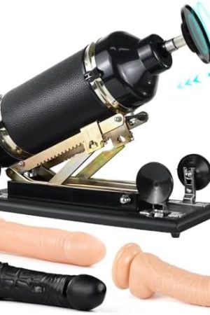 Sex Machine For Women And Men,Automatic Sex Machine Gun With Suction Cup Adapter And Dildos,Powerful Thrsuting Love Machines For Couple,Adult Machine With 3Xlr Connector,Sex Toys For Male And Female