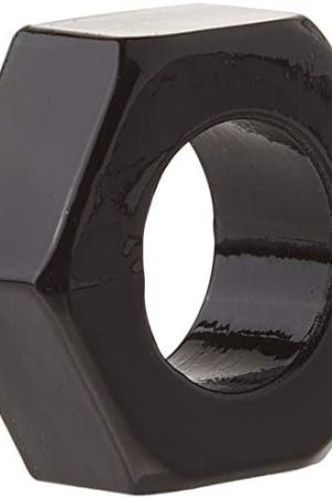Trinity Vibes Hexnut Cock Ring - Black