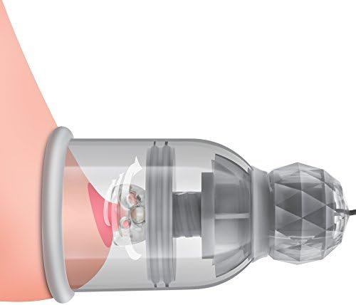 Blush Temptasia Titillator - 90 Modes Nipple Play Stimulator - Tongue Licking, Sucking Rotating Nipple Clamp - Breast Orgasm Massager Stimulation - Rechargeable With Remote - Sex Toys For Women & Men - Image 3