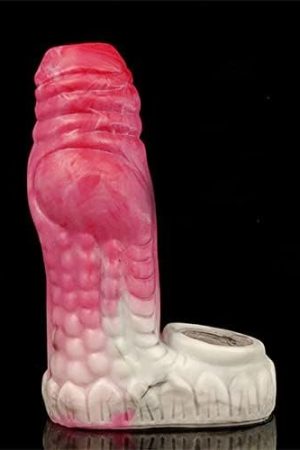 Reusable Male Penis Sleeve Silicone Penis Enlarger Sleeve With Cock Ring, 5.3" Small Penis Sheath Flexible Penis Extensions Sleeve Men Adult Sex Toys (Color C)