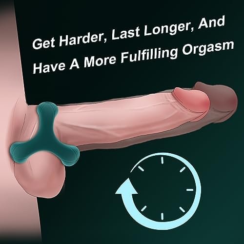 Ssunnii Penis Ring 4 Pack Silicone Cock Ring With Different Sizes For Men Longer Lasting Erection, Thick Erection Ring Stretchy Stamina Cock Rings For Couples Sexual Enhancing Male Harder Erections - Image 2