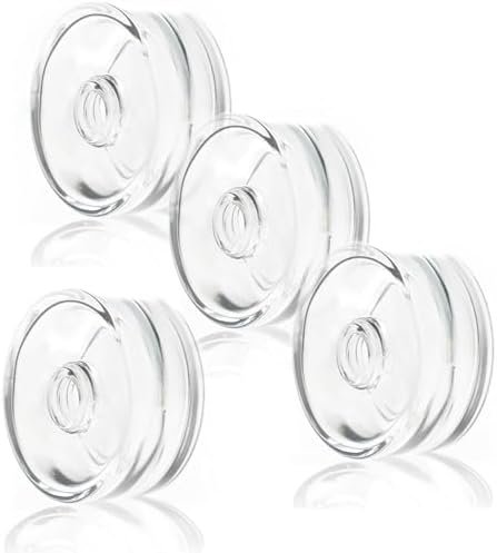 Silicone Sleeves For Penis Pump, Electric Penis Vacuum Pump Sleeve, Back-Up Universal Silicone Base Ring For 1.5 Inch To 3 Inch Penis Pump Cylinders, Clear 3 Pcs