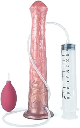 Squirting Dildo Horse Anal Dildo Suction Cup Ejaculating Dildo Silicone Female Adult Sex Toys For Women