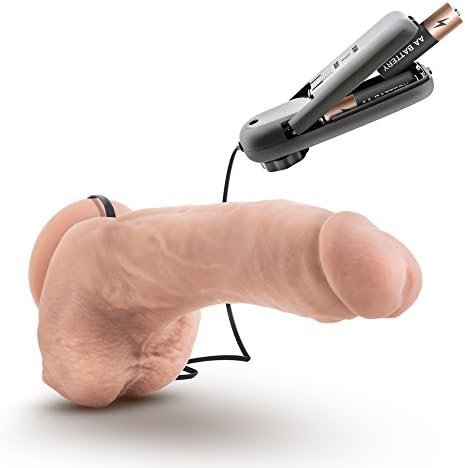 Blush Coverboy Tennis Champ Vibrating Realistic Dildo - 9 Inch Length & 2 Inch Thick - Adjustable Powerful Multispeed Vibrations Wired Controller - Ipx7 Waterproof And Easy To Clean - Fantasy Sex Toy - Image 3