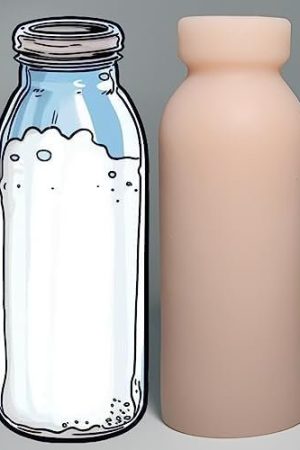 Parent-Proof! Stroker 'Milk Bottle' Male Masturbator, Pocket Pussies, Sex Toy For Adult Men'S Masturbation, Sex Dolls For Men Sexy Pleasure, Male Masturbators.