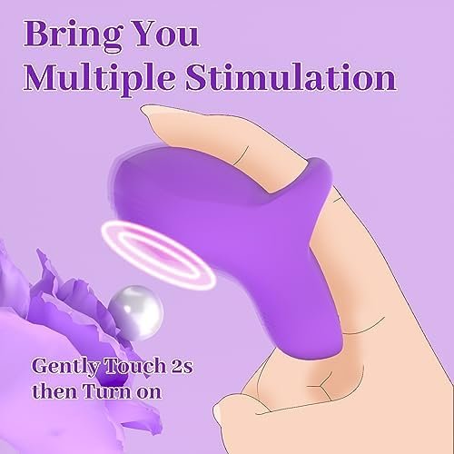 Finger Vibrator, Bullet Vibrator G-Spot Finger Vibrator, Finger Massager Masturbator Vagina Stimulator With 9 Modes, Dildo Sex Toys For Women - Image 3