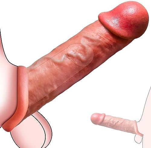 Penis Sleeve Cock Sleeve - Male Sex Toy Penis Extender Penis Enlarger Penis Pump Enlargement Adult Toys Realistic Dildo Penis Ring To Enlarge Prolong, Adult Sex Toys For Men Couples