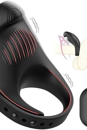 Vibrating Cock Ring With Clitoral Stimulator, Penis Ring Couple Sex Toys Vibrator, Eagle Shaped Clitoris Vibrator With 7 Vibrations Remote Control Rechargeable Harder Adult Sex Toy For Men & Couples