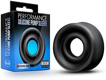 Blush Performance Advanced Universal Silicone Pump Sleeve - Medium For 2" To 2.5" Cylinders - Comfortable And Durable - Maximum Seal For Optimal Pump - Male Enhancement Sex Toy Accessory For Men