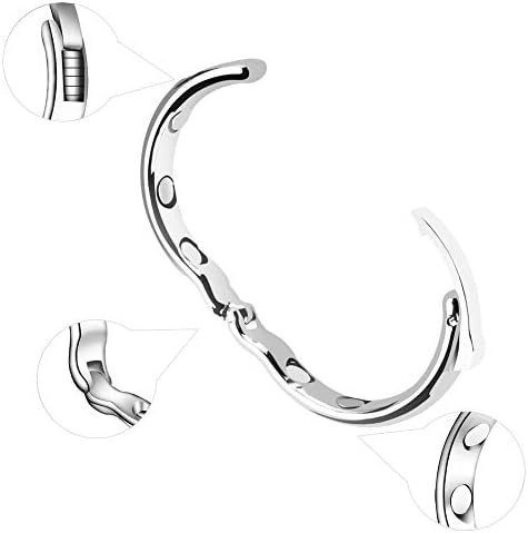 Fst Metal Cock Ring, Cock Ring Adjustable Magnetic Enhancer Male Metal Penis Ring - Image 2