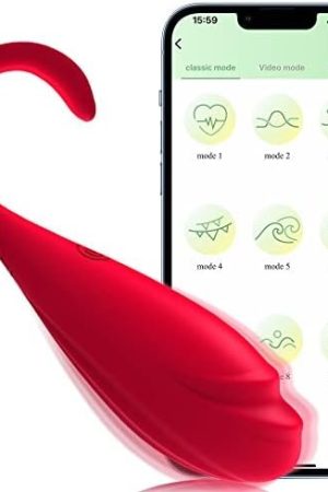 App Remote Control Vibrator, Wearable Panty G-Spot Vibrator Dildo With App Control, Long Distance Silicone Vibrating Panties Vaginal Stimulator Clitoral And Anal Massager Adult Sex Toys For Women