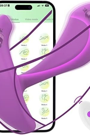 Adult Sex Toys For Women Pleasure - Wearable Vibrating Panties With App๏ผRemote Control G Spot Vibrators With 10X10 Powerful Thrusting Nipple Clitorals Stimulator Vibrations Sex Toy For Women Couples L