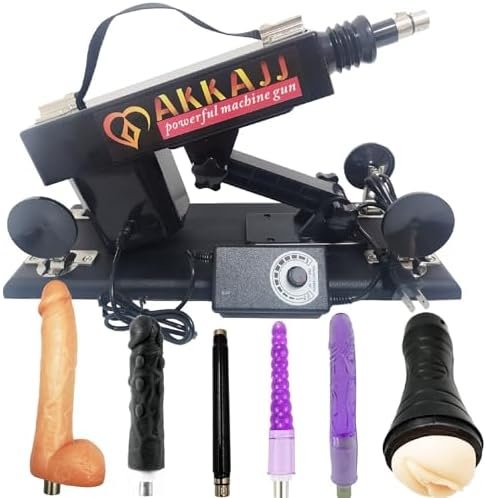 Soft Silicone Attachments Multi Thrust Sex Machine And Rotate Auto Thrusting Machine For Adult Women Pleasure Multiple Frequency Machine Massager Black