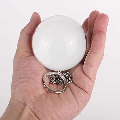 Large Anal Plug Crystal Glass Ball Butt Plug With Safety Chain Massage Wand Anal Sex Toys For Experienced Women Men (Xl) - Image 3