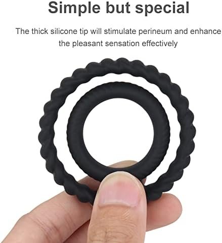 Silicone Penis Rings Set Cock Rings For Men Erection Longer Lasting Stronger, Male Soft Stretchy Penis Enlargers Erect Support Ring Adult Sex Toys For Men And Couples - Image 2