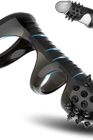 Prosixtoy 4 Ring Innovative Cock Ring Penis Ring For Men - Ultra Soft Stretchy Vibrating Penis Ring, Sex Toy Rings For Lasting Longer, Harder, Stronger Erection Pleasure Delay Ejaculation