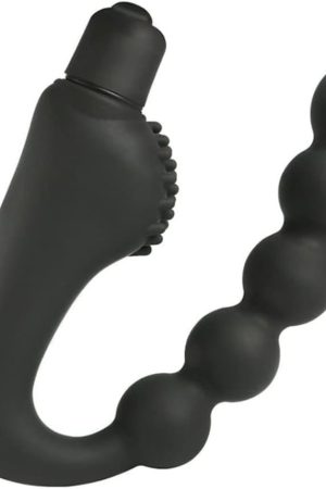 Vibrator Anal Bead Butt Plug 10 Speed Male Prostate Massager G-Spot Silicone Anal Bead Butt Plug Adult Men Sex Toys