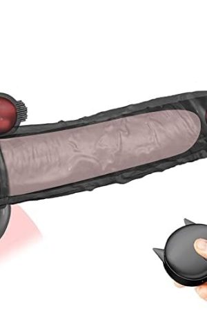 Penis Sleeve Cock Vibrating Enlargement Condoms,Remote Control Reusable Dick Vibrator Cock Sleeve Love Toys For Men Women Couples Adult Sex Toys