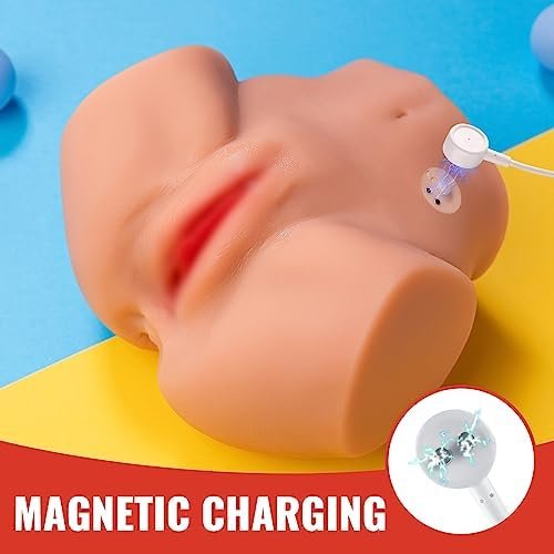 Automatic Vibrating Sex Doll Male Masturbator - Jaspik Realistic Sex Dolls Pocket Pussy Ass With 7 Vibrating Frequencies & 3 Speeds, 3D Vaginal Anal Channel Male Stroker Adult Sex Toy For Men Pleasure - Image 3