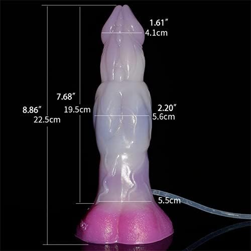 Realisitic Squirting Dildo Ejaculating Dildo With Suction Cup Knotted Dragon Dildos Anal Butt Plug Adult Sex Toy For Women Sex Toy - Image 2