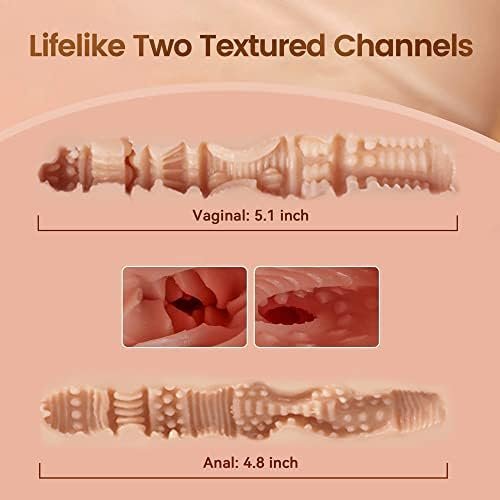 11Lb Sex Doll Male Masturbator Automatic Cleaning Pocket Pussy Ass Realistic Butt With 5 Vibrating & Sucking Vaginal Anal Sex Stroker For Men Masturbation - Image 3