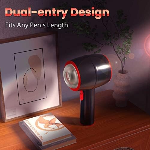 Automatic Male Masturbator, Amovibe Stroking Male Masturbators Cup With 3 Powerful Thrusting Modes, Pocket Pussy For Men, Dual Open-Ended Penis Massager Sex Toys For Men, Male Adult Sex Toys & Games - Image 2