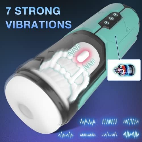 Automatic Male Masturbator, Laeflaek Male Masturbator Cup With 7 Thrusting Vibrating Modes, Pocket Pussy Stroker With Massage Beads & Ribbed Sleeve, Blowjob Simulator Adult Male Sex Toys For Men - Image 2