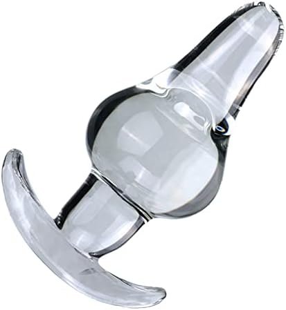 Glass Anal Plug Crystal Butt Plug For Advanced & Beginner,Sex Toys For Women Men Transparent Sex Bed Game Toys(B) - Image 3