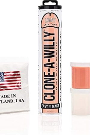 Clone A Willy Kit With - Vibrator - Penis Cloning - Home Made Dildo Kit - Includes Easy To Follow Instructions - Silicone Penis Casting Kit - The Original Clone-A-Willy From Empire Labs