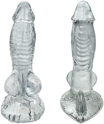 Soft Realistic Dildo With Powerful Suction Cups T-Explorer Clear Flexible Dildo Anal Dildo Monster Dildo Realistic Penis G-Spot Stimulation Dildos Anal Butt Plug Sex Toys For Women And Couple (S) - Image 3