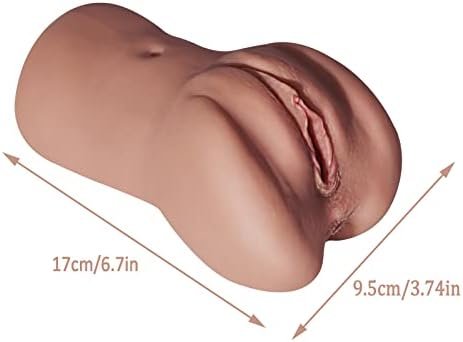 Male Masturbators With Double Tunnel Pocket Pussy For Men - Realistic Textured Vagina & Small Tight Anus Stroker Sex Toys - Image 2