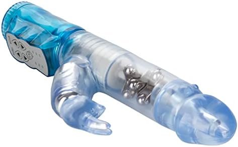 Calexotics Waterproof Jack Rabbit – Rabbit Vibrator With Rotating Shaft – Vibe Sex Toys For Couples – Adult Clitoral & G Spot Massager – Blue - Image 3